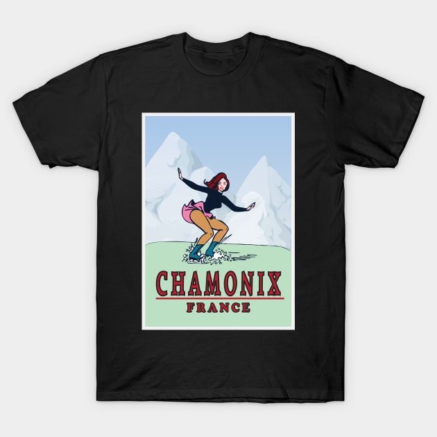 Chamonix,France T-Shirt by BokeeLee